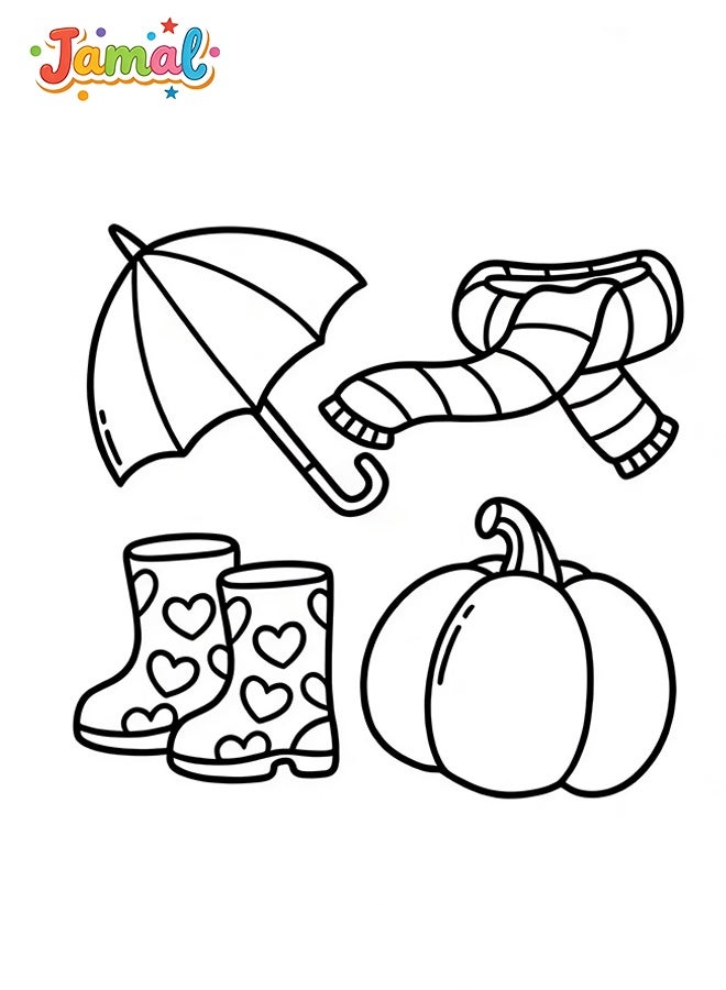 Jamal Stress Relief: Coloring Book for Adults & Kids – Large, Simple & Bold Designs for Relaxation Featuring Animals, Landscapes, Flowers, Patterns, Cute Things & More - Image 5